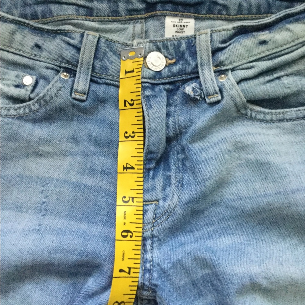 🔥🔥HOST PIC🔥🔥&Denim Skinny Low Waist Cutout Jeans - Picture 5 of 8